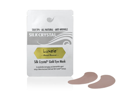 Luxele® Silk Crystal® Gold Eye Mask